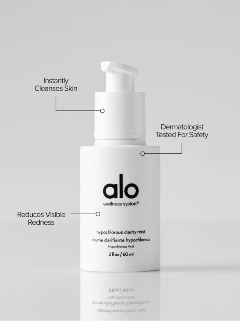 ALO Yoga Wellness System Hypochlorous Clarity Mist — White - Picture 4 of 5